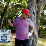 GOLF Stripe PINK POLO | 08