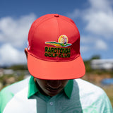 RAR0TONGA GOLF CLUB CAP - RED