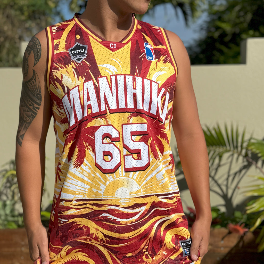 Manihiki Island Basketball Singlet