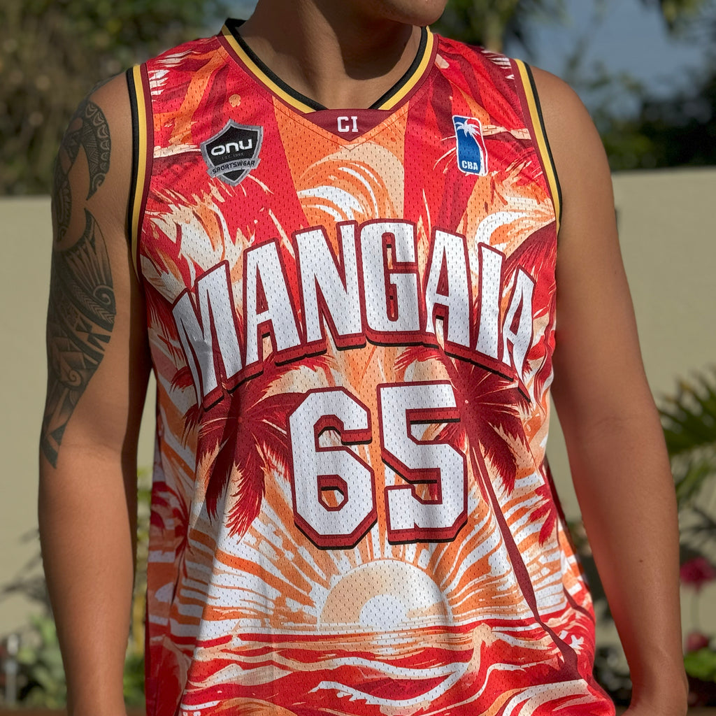 Mangaia Island Basketball Singlet