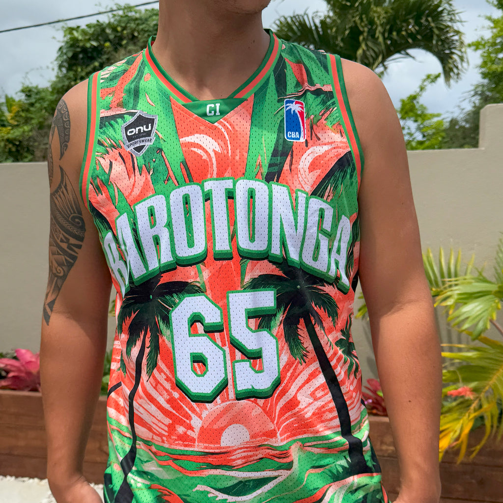 Rarotonga Island Basketball Singlet