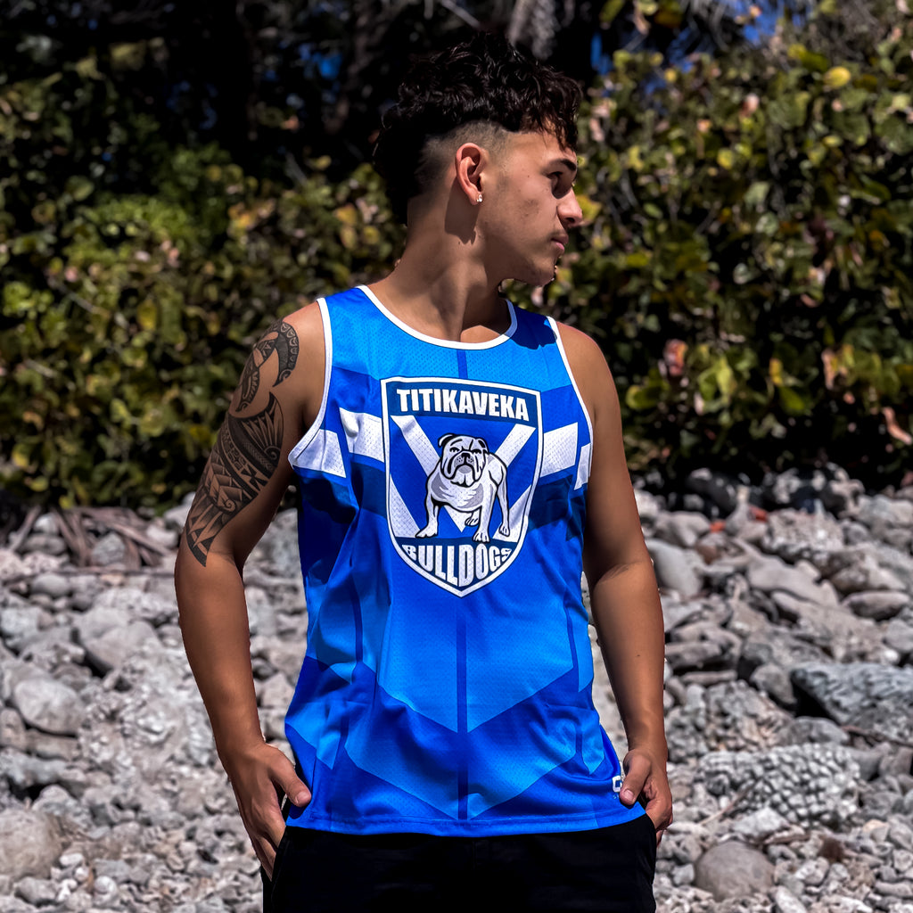 Titikaveka Bulldogs Unisex Singlet