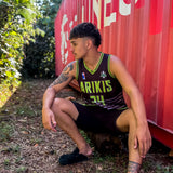 Kukis Stripe Basketball Singlet